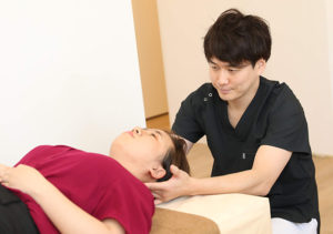 施術の様子